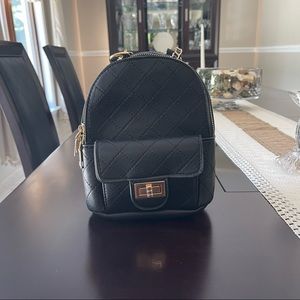Black Mini Backpack